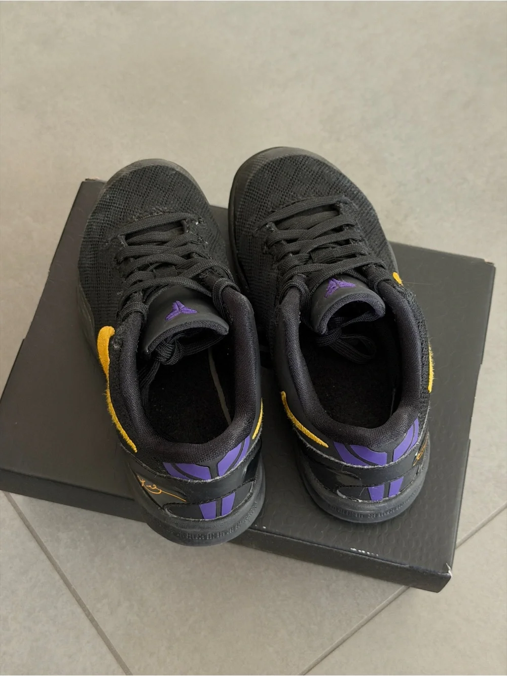 Nike Kobe VIII 8 (PS) Pre-School Black FN0267 002 Kids 11.5C